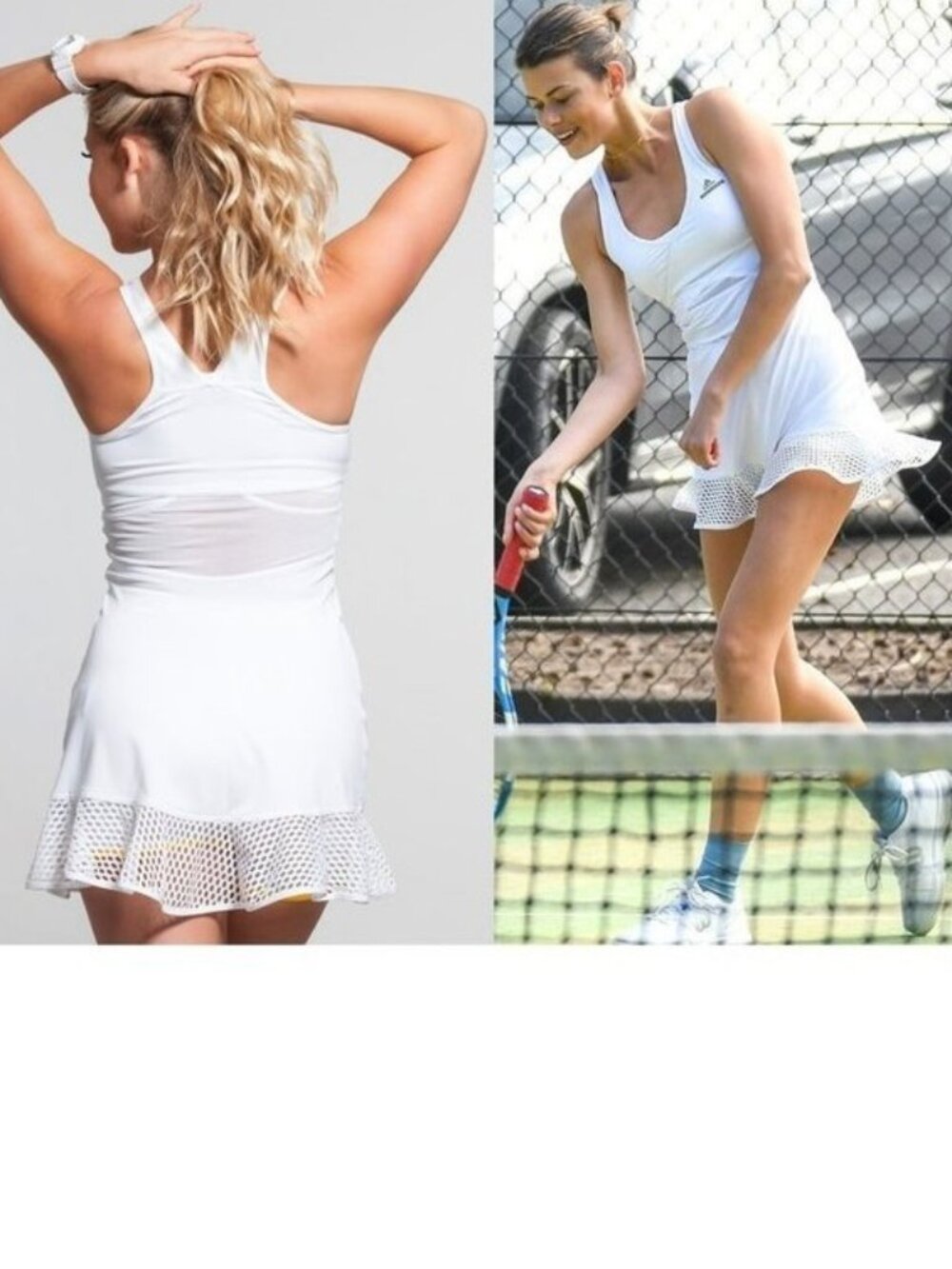 Nwt Beautiful Rare Adidas Stella McCartney White Tennis Dress skirt L Large